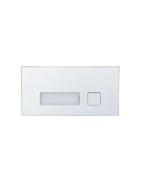 MODULO DE 1 BOTON MECANICO DE LLAMADA PARA SISTEMA DE VIDEOPORTERO MODULAR DE LA SERIE VTO4202F-X DE . ALUMINIO ANODIZADO. IP65,
