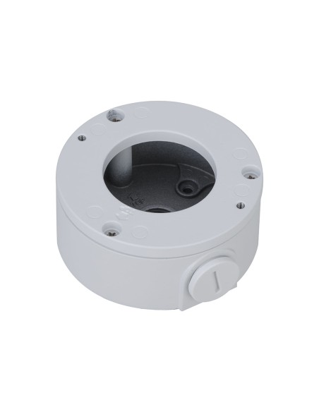 CAJA DE CONEXIONES PARA MONTAJE EN PARED. FABRICADA EN ALUMINIO. PARA CAMARAS -2034 (PTZ1C203UE-GN-W) Y -2036 (PTZ1C200UE-GN-W).
