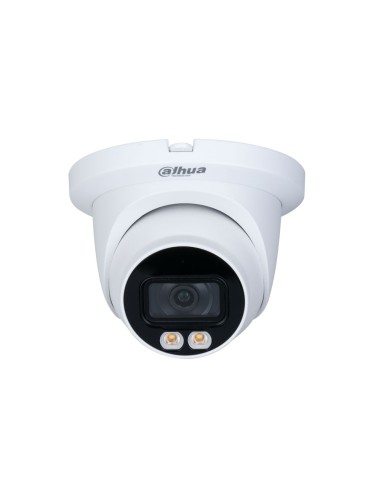 DOMO FIJO IP STARLIGHT CON ILUMINACIÓN BLANCA DE 30 M PARA EXTERIOR. CMOS 1/2,7"" DE 5MP. TRIPLE STREAM. FORMATO H.265+/H.265/H.