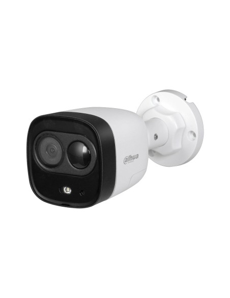 CAMARA 4 EN 1 CON DISUASION ACTIVA. CMOS 5MP, 5MP@25IPS (CVI). SALIDA 4 EN 1 CONMUTABLE. ICR, 0,005 LUX, SMART IR 30M. OPTICA DE