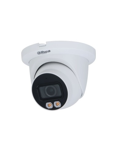 DOMO IP FULL COLOR. 4MP@25IPS, H.265+/H.264+. ICR, 0,0005 LUX, SMART LIGHT 30M. ÓPTICA DE 2,8 MM. BLC, HLC, WDR 140DB, 3D-DNR, 4