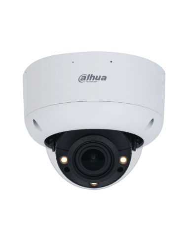 DOMO IP FULL COLOR. 4MP@25IPS, H.265+/H.264+. COLOR 24H, 0,0005 LUX, SMART LIGHT 40M. ÓPTICA MOTORIZADA DE 2,7~12 MM. BLC, HLC,