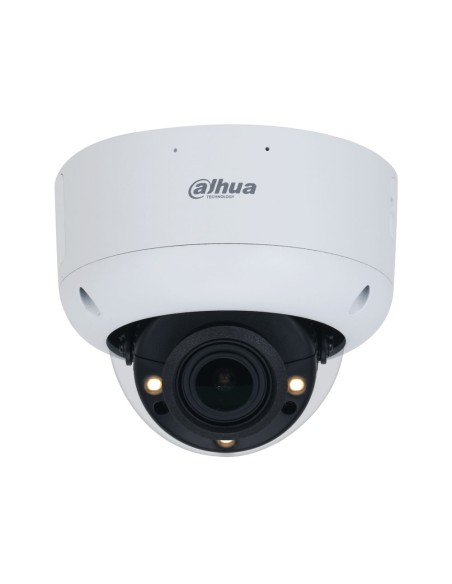 DOMO IP FULL COLOR. 4MP@25IPS, H.265+/H.264+. COLOR 24H, 0,0005 LUX, SMART LIGHT 40M. OPTICA MOTORIZADA DE 2,7~12 MM. BLC, HLC,