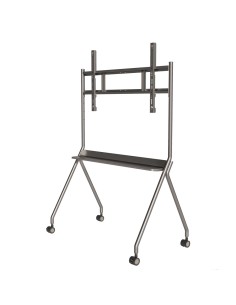 SOPORTE MOVIL PARA PIZARRA INTERACTIVA. PARA PIZARRAS DE 55" A 75". CAPACIDAD DE CARGA DE 125 KG. DISEÑO SIMPLE Y MODULAR ESTAND