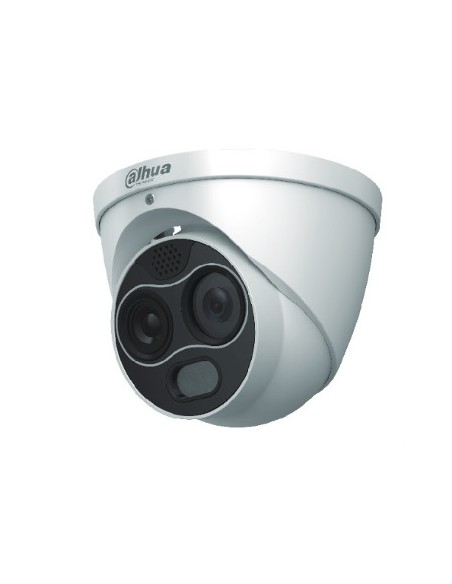 DOMO TERMICO + VISIBLE WIZSENSE. RESOLUCION TERMICA 256X192. DETECTA PERSONAS HASTA 292M. DETECTA VEHICULOS HASTA 778M. DISTANCI