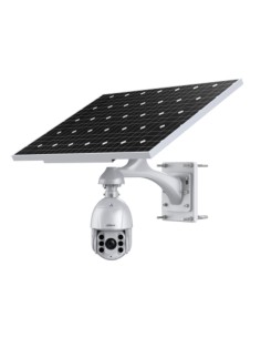 KIT DE SISTEMA DE CONTROL SOLAR INTEGRADO QUE INCLUYE:. PANEL SOLAR MONOCRISTALINO DE 125W DE POTENCIA. CAMARA PTZ DE RED DE 4G.