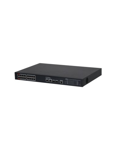 SWITCH POE GESTIONABLE L2. 16 POE GIGABIT + 2 RJ45 GIGABIT + 2 SFP GIGABIT. CAPACIDAD DE DIRECCIONES MAC DE 8K. LOS PUERTOS POE