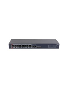 SWITCH GESTIONABLE LAYER2 EN LA NUBE. 24 PUERTOS POE GIGABIT. 2 PUERTOS RJ45 UPLINK GIGABIT. 2 PUERTOS SFP UPLINK GIGABIT. DIREC