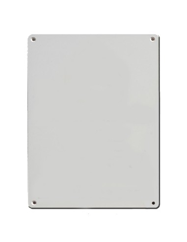 PLACA EXTERIOR DE PLÁSTICO PERSONALIZADA. COLOR BLANCO    BY DEMES DEM-28