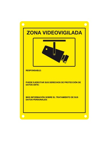 PLACA CCTV HOMOLOGADA EN CASTELLANO    BY DEMES DEM-281