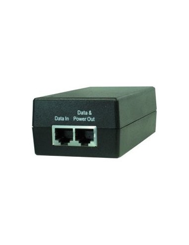 INYECTOR POE+. INYECTA 46-52V A UN CABLE UTP DE CAT.5 O SUPERIOR. CUMPLE LA NORMATIVA IEEE 802.3AT, 802.3, 802.3U PARA 10 /100 B