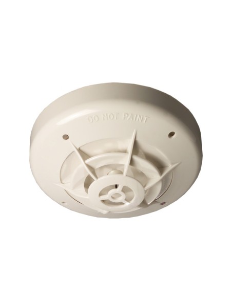 TERM/TERMOVEL WATERPROOF DETECTOR. ANALOGUE - FIXED TEMPERATURE/THERMOVELOCIMETRIC DETECTION - ALARM LED'S ALLOW A DISPLAY OF 3