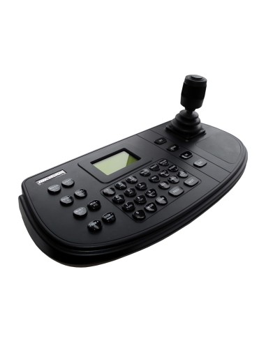 TECLADO IP HIKVISION - CONTROL POR PUERTO SERIE - JOYSTICK 4 AXIS - CONEXIONES RS-485, RS-232, RS-422, USB - PANTALLA 128X64