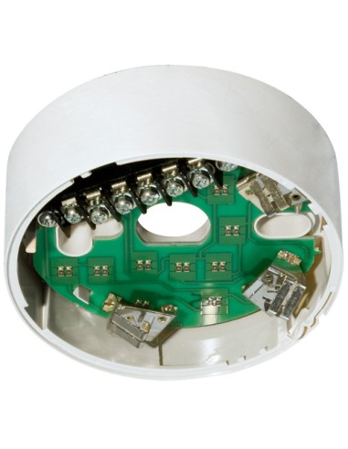 BASE BLANCA ESTANDAR CON CALEFACTOR PARA DETECTORES NFX. NOTIFIER BY HONEYWELL B524HTR-W