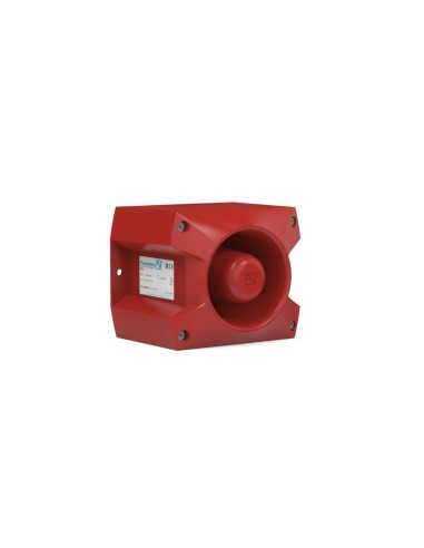 SIRENA 10-60VDC, 110 DB, IP 66. CARCASA DE COLOR ROJO A PRUEBA DE GOLPES. EN54-3. NOTIFIER BY HONEYWELL PA 10