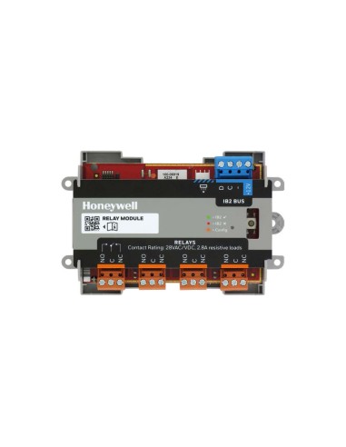 MÓDULO ESPANSOR DE 4 RELÉS PROGRAMABLES IB2 PARA MAXPRO. UTILIZA LÍNEA DE BUS DE ALTA POTENCIA PARA CABLEADO ESTRELLA O PARALELO