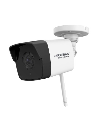 CÁMARA BULLET WIFI IP SERIE HIWATCHT DE HIKVISION® CON SMART IR DE 30M PARA EXTERIOR. CMOS 1/2,8"" DE 2MP. STREAM DUAL. FORMATO