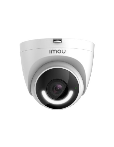 CÁMARA WIFI IMOU 2 MEGAPIXEL - FORMATO TURRET / LUZ LED DISUASORIA - LENTE 3.6 MM / IR 30M - DETECCIÓN DE HUMANOS Y SONIDO - AUD