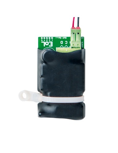 DISPOSITIVO EOL PARA SUPERVISIÓN DE LÍNEAS DE 100V. CUATRO CONFIGURACIONES (A, B, C, D). ALIMENTACIÓN DEL MÓDULO DESDE EL AMPLIF