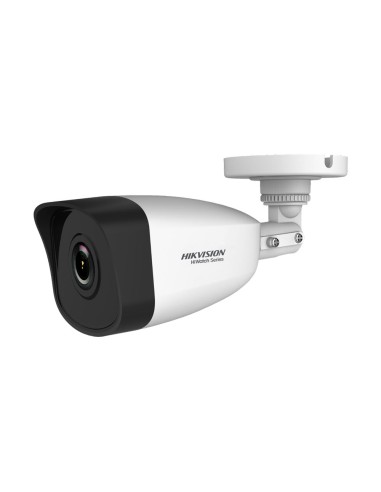 CÁMARA BULLET IP SERIE HIWATCHT DE HIKVISION® CON SMART IR DE 30M PARA EXTERIOR. CMOS 1/3"" DE 4MP. STREAM DUAL. FORMATO H.265+,