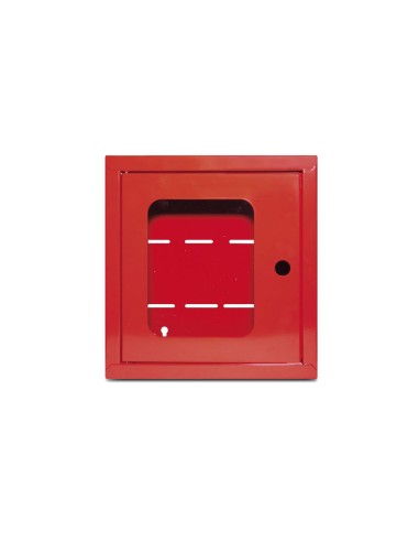 CAJA DE METAL COLOR ROJO. PARA LA INSTALACIÓN EN PARED DE LAS ESTACIONES DE LLAMADA <B>INTEVIO-58</B> (ABT-DFMS), <B>INTEVIO-51<