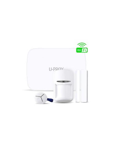 <STRONG>KIT U-PROX MP WIFI S BLANCO COMPUESTO POR:</STRONG>. 1X CENTRAL WIFI + GPRS DE SEGURIDAD <STRONG>UPROX-007</STRONG> (U-P