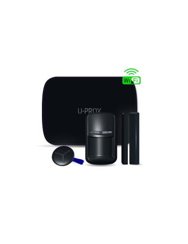 <STRONG>KIT U-PROX MP WIFI S NEGRO COMPUESTO POR:</STRONG>. 1X CENTRAL WIFI + GPRS DE SEGURIDAD <STRONG>UPROX-008</STRONG> (U-PR