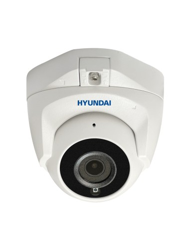 CÁMARA 4 EN 1 HYUNDAI. 2MP@25IPS. SALIDA 4 EN 1 CONMUTABLE POR DIP. ICR, 0,02 LUX, SMART IR 30M. ÓPTICA FIJA DE 2,8 MM. WDR DIGI