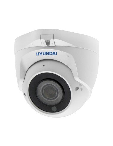 CÁMARA 4 EN 1 HYUNDAI. 2MP@25IPS. SALIDA 4 EN 1 CONMUTABLE POR DIP. ICR, 0,02 LUX, SMART IR 30M. ÓPTICA VARIFOCAL DE 2,8 ~ 12 MM