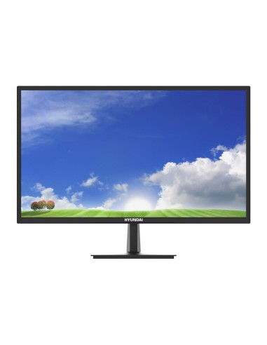 MONITOR LED HYUNDAI DE 27"". RESOLUCIÓN 4K. ENTRADAS: 2 HDMI, 2 DP. FUNCIONAMIENTO 24/7. INCLUYE PEANA, CABLE HDMI Y ALIMENTACIÓ