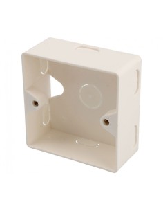 CAJA PARA SUPERFICIE O EMPOTRAR 80X80MM BOX059