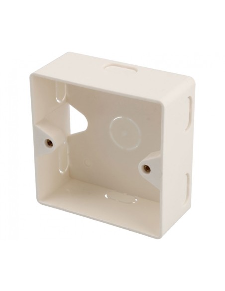 CAJA PARA SUPERFICIE O EMPOTRAR 80X80MM BOX059