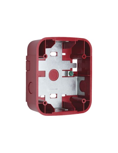 CAJA TRASERA DE INTERIOR ROJA DE MONTAJE EN SUPERFICIE SERIE L. PARA SIRENAS SYSTEMSENSOR NOTIFIER BY HONEYWELL SBBRL