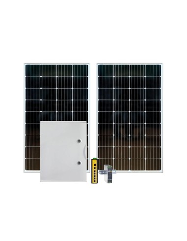 KIT SOLAR. 1X CAJA PARA FAROLAS CON CARGA SOLAR SAM-4799. 1X SWITCH POE GESTIONABLE L2 DE 4 POE GIGABIT + 1 SFP GIGABIT SAM-4767