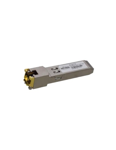 TRANSCEPTOR RJ-45 SFP MONOMODO. COMPATIBLE CON PUERTOS SFP DE 1000MBPS. CONECTOR ETHERNET DE 1000MBPS. LONGITUD MÁXIMA DEL CABLE