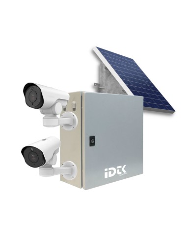 SISTEMA PROFESIONAL IDTK BOXS DE EXTERIOR MECANIZADO. EL KIT INCLUYE DOS CÁMARAS PLATE-PTZ12X DE RECONOCIMIENTO DE MATRÍCULAS, A