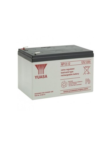 BATERIA DE 12V. CAPACIDAD 12AH. CONEXION POR TERMINAL FASTÓN YUASA DEM-924