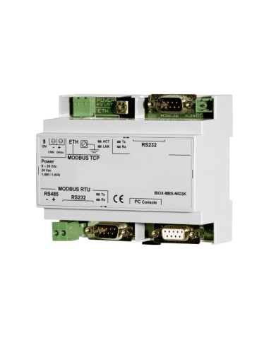 COMUNICADOR MODBUS RTU/ MODBUS TCP PARA CENTRALES SERIE ID Y AM. PARA UNA CENTRAL INDIVIDUAL. PRECISA ALIMENTACIÓN EXTERNA 12-24