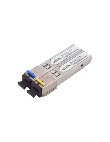 TRANSCEPTOR SC SFP MONOMODO. COMPATIBLE CON PUERTOS SFP DE 1000 MBPS. CONECTOR SIMPLEX LC. DISTANCIA DE HASTA 3 KM. LONGITUD DE