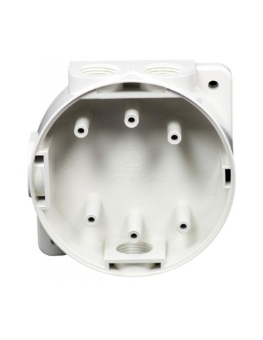 CAJA TRASERA DE MONTAJE DE DETECTORES DE MARINA - HOCHIKI CDX Y ESP - SOLUCIÓN ESTÉTICA PARA FIJACIÓN DE SUPERFICIE -  ORIFICIOS