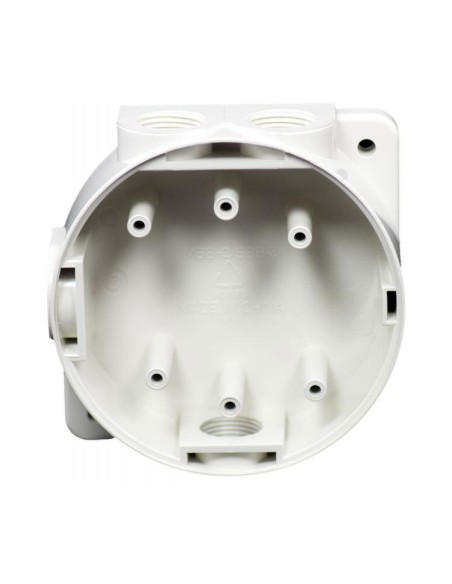 CAJA TRASERA DE MONTAJE DE DETECTORES DE MARINA - HOCHIKI CDX Y ESP - SOLUCIÓN ESTÉTICA PARA FIJACIÓN DE SUPERFICIE -  ORIFICIOS