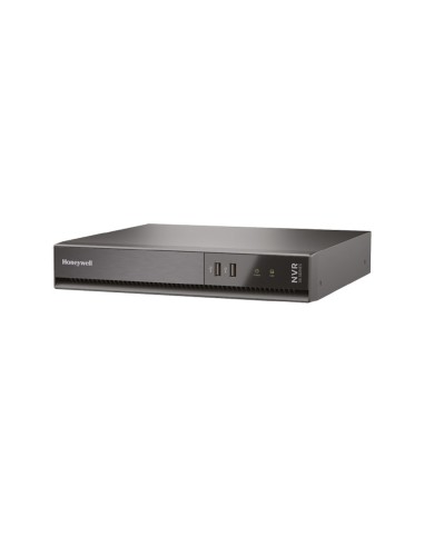 NVR IP HONEYWELL SERIE 35 DE 4 CANALES. H.265/H264. GRABACIÓN DE HASTA 8MP. ANCHO DE BANDA DE 64MBPS. SALIDAS HDMI 4K Y VGA 1080