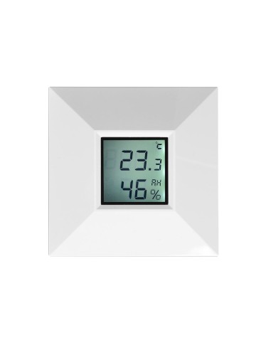 SENSOR DE TEMPERATURA Y HUMEDAD VESTA. ENVÍA INFORMES DE TEMPERATURA Y HUMEDAD AL PANEL DE CONTROL CADA DIEZ MINUTOS. -10°C~+50°