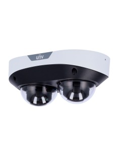 CÁMARA DOBLE  DOMO IP UNIVIEW - GAMA PRIME - 2 X 4 MP | 2 X LENTE 2.8 | MICROSD 512 GB - IR 30 M | WDR 130 DB - LIGHT HUNTER | C