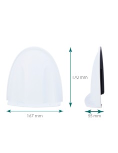 SOPORTE DE PARED - PARA CÁMARAS IPC353X Y IPC323X - APTO PARA USO EN EXTERIOR - COLOR BLANCO - 167 MM X 170 MM X 55 MM 2