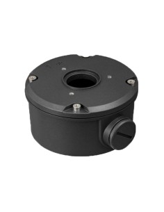 CAJA DE CONEXIONES - PARA CÁMARAS BULLET - APTO PARA USO EXTERIOR - INSTALACIÓN EN TECHO O PARED - COLOR NEGRO | 55 MM (AL) X 98