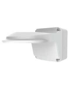 SOPORTE DE PARED - PARA CÁMARAS DOMO - CAJA DE CONEXIONES - APTO PARA USO EN EXTERIOR - COLOR BLANCO | 125(AL) X 125(AN) X 252.5