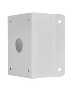 SOPORTE DE ESQUINA - PARA CÁMARAS UNIVIEW - APTO PARA USO EN EXTERIOR - COLOR BLANCO - PASADOR DE CABLES - 215 MM (AL) X 210 (AN