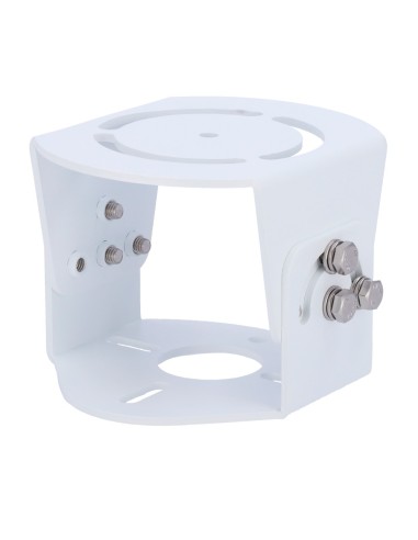 SOPORTE DE POSTE - PARA CÁMARAS 2D - APTO PARA USO EXTERIOR/ INTERIOR  - COLOR BLANCO - 117 X 101 X  83 MM