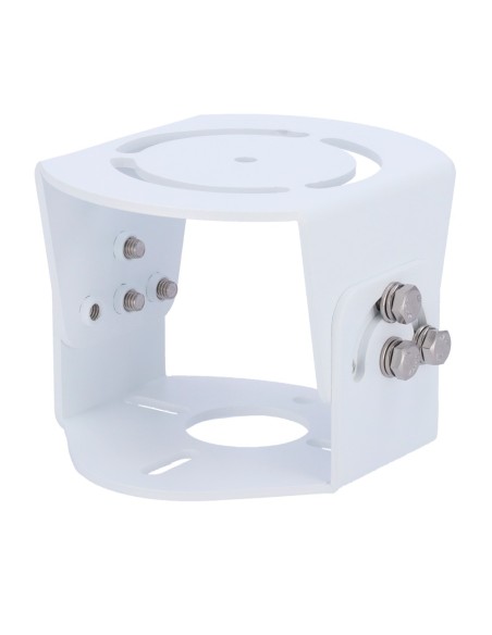 SOPORTE DE POSTE - PARA CÁMARAS 2D - APTO PARA USO EXTERIOR/ INTERIOR  - COLOR BLANCO - 117 X 101 X  83 MM